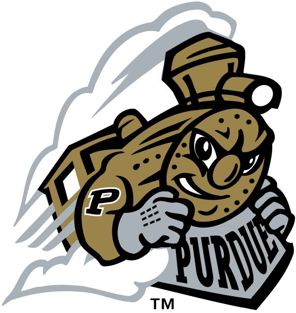 Purdue Boilermakers 1996-2011 Alternate Logo v7 iron on transfers for T-shirts